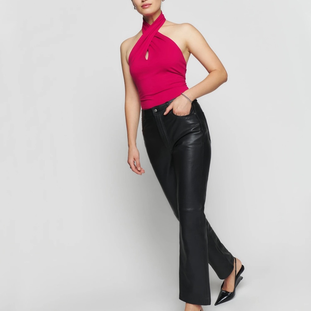 Reformation Zemira Knit Top